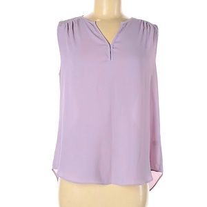 Sleeveless Blouse- light lilac